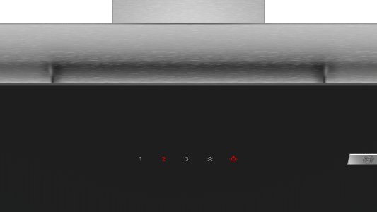 Serie | 6 Duvar Tipi Davlumbaz 60 cm Siyah Cam Yüzey