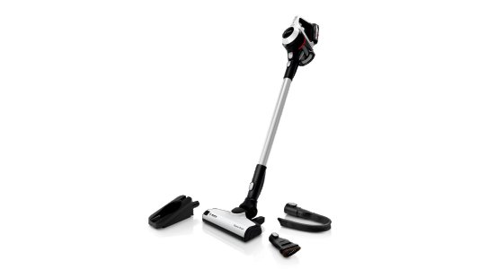 Serie | 6 Şarjlı dik süpürge Unlimited Beyaz