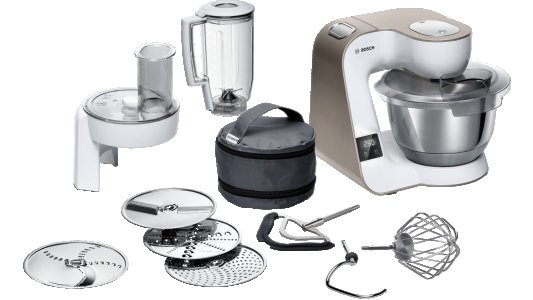 Mutfak Makinesi MUM5 1000 W Beyaz, champagne